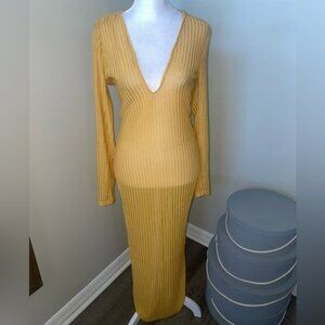 Icon swim white cover up dress